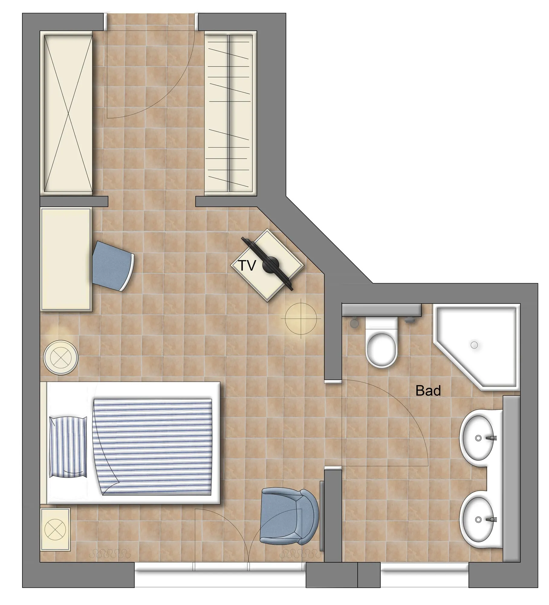 Standard Double Room, Balcony (Golfino)