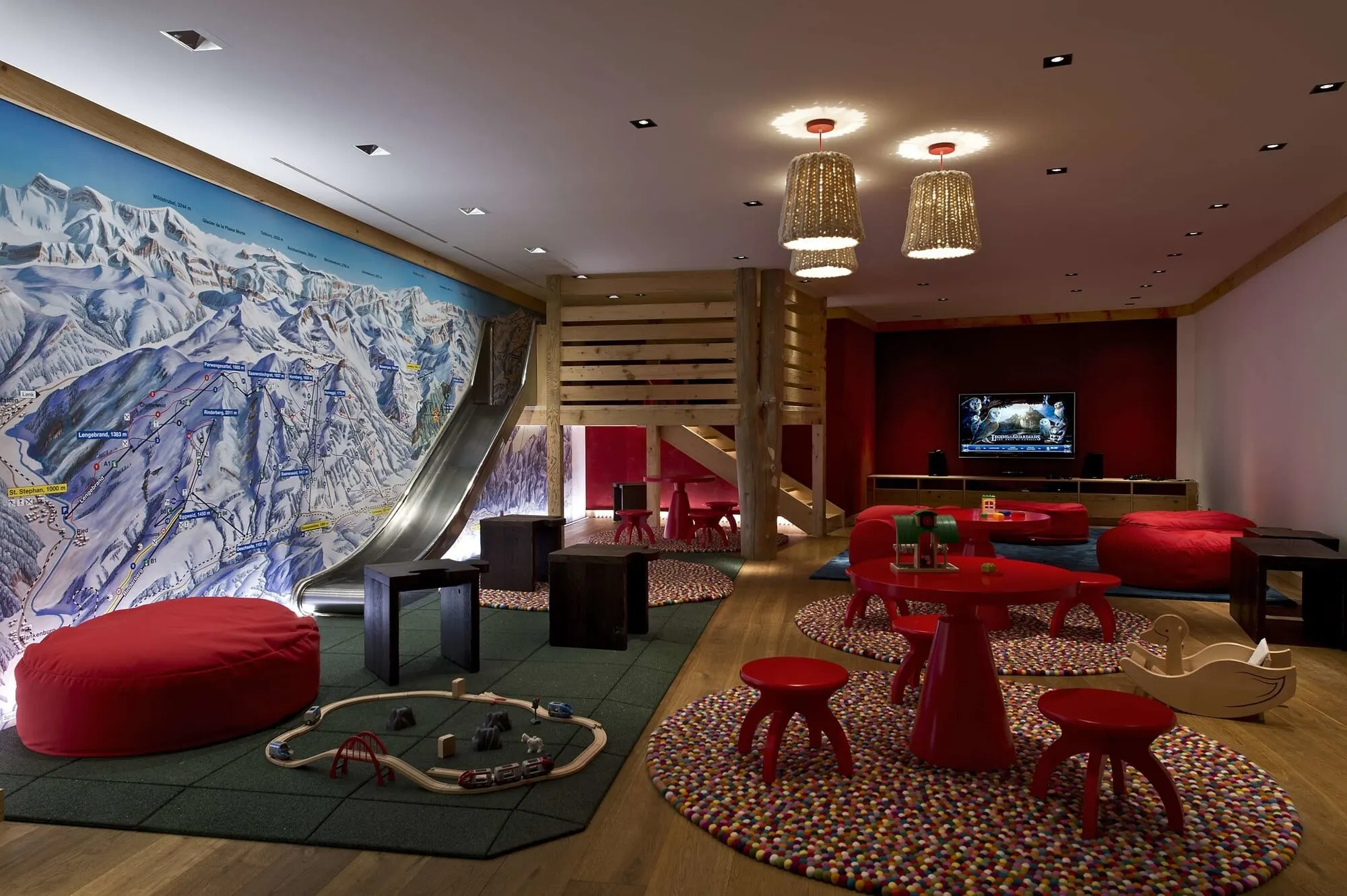 The children's play room